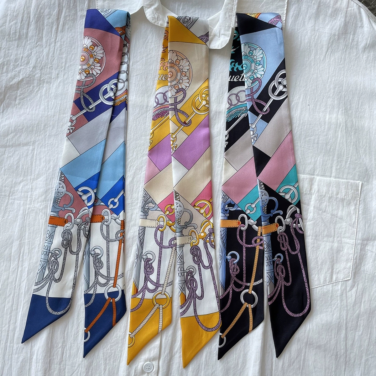 Luxury Bags In China Wholesale - Wholesale 100% Mulberry Silk Neckie Scarf