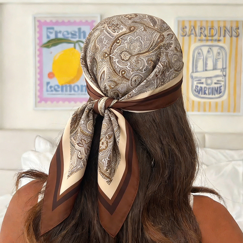Luxury Bags Online - Luxury Women Silk Square Scarf Floral