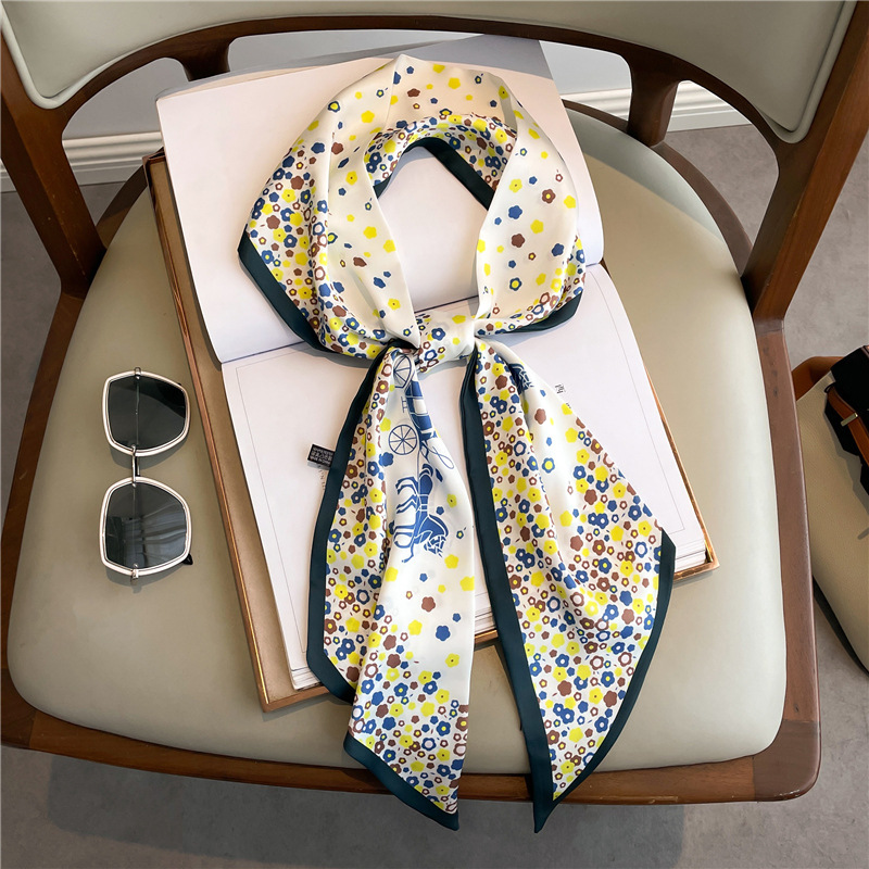 Luxury Bags Online - Fashion Print Long Silk Scarf For