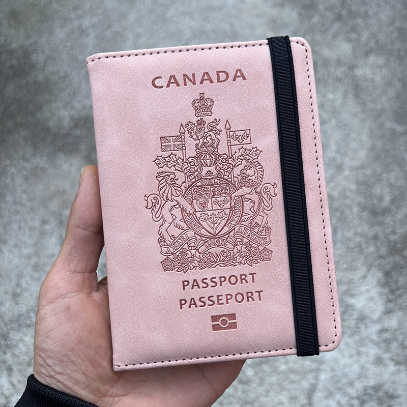 Luxury Bags Canada - Canada Passport Cover Women Rfid Travel