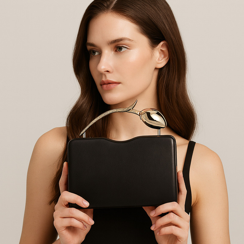 2025 New Design Rose Shaped Ha - مراجعة Luxury Bags Trend 2025 وسعره