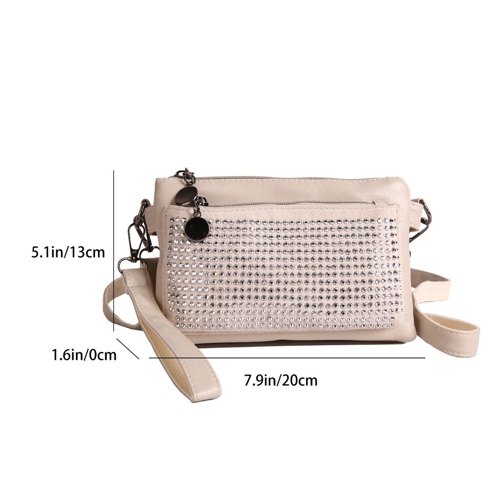 Customized A-level Rhinestone  - مراجعة Luxury Bags Levels وسعره