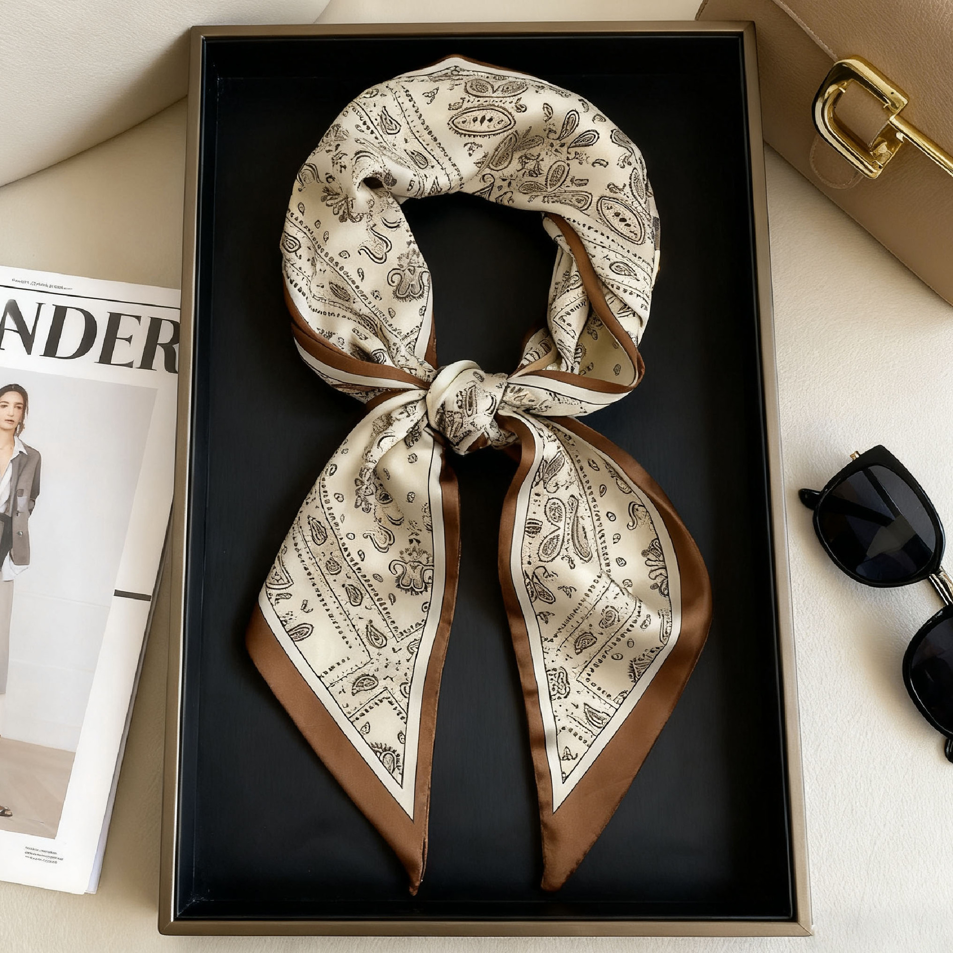 Luxury Long Neckerchief Skinny - مراجعة Luxury Bags Online وسعره