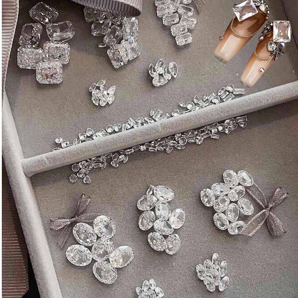 10pcs White Crystal Zirconia N - مراجعة Luxury Bags Dropshipping وسعره
