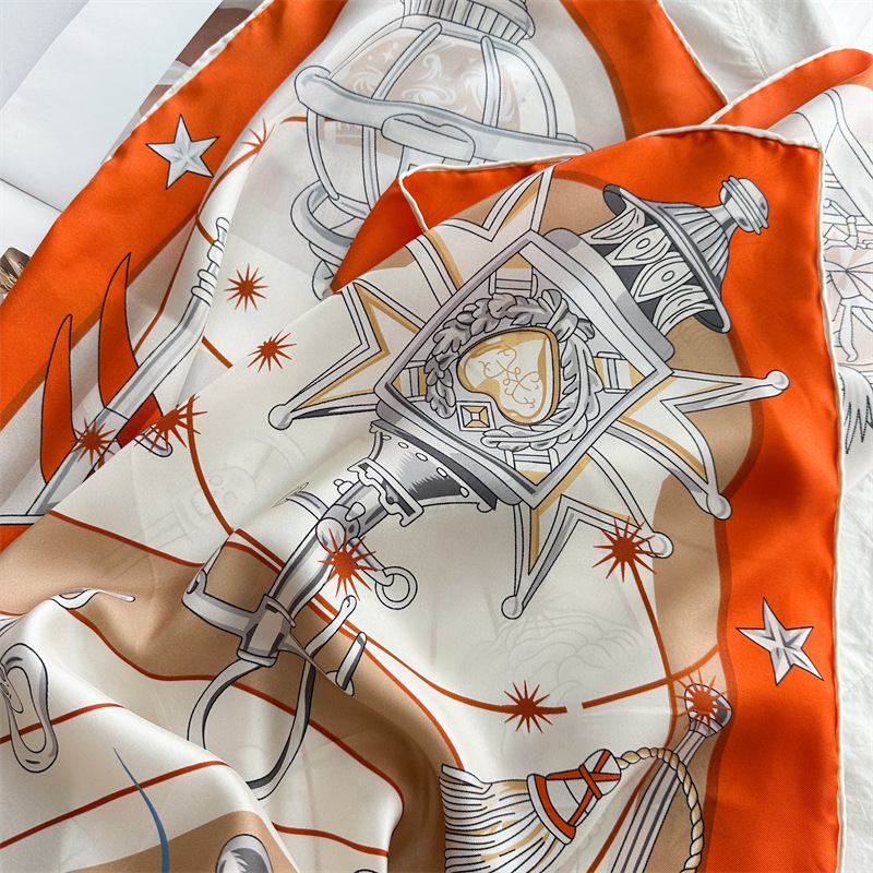 Luxury Brand Scarf Large Silk  - مراجعة Luxury Bags Shopping وسعره