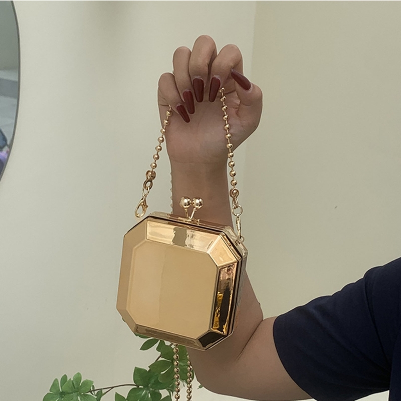 Mini Luxury Gold Party Evening - مراجعة Luxury Bags Shopping وسعره