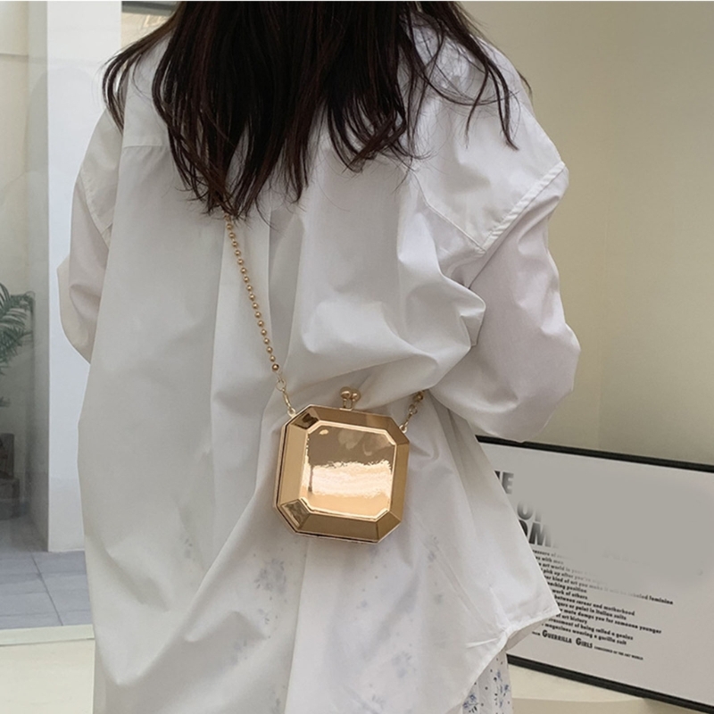 Mini Luxury Gold Party Evening - مراجعة Luxury Bags Shopping وسعره