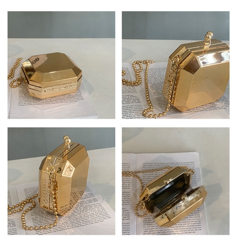 Mini Luxury Gold Party Evening - مراجعة Luxury Bags Shopping وسعره