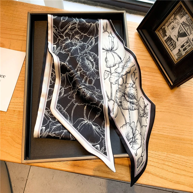 Luxury Long Silk Scarf Female  - مراجعة Luxury Bags Online وسعره