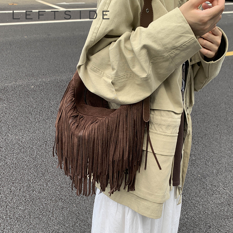LEFTSIDE Design Punk Style PU  - مراجعة Luxury Bags Trend 2025 وسعره