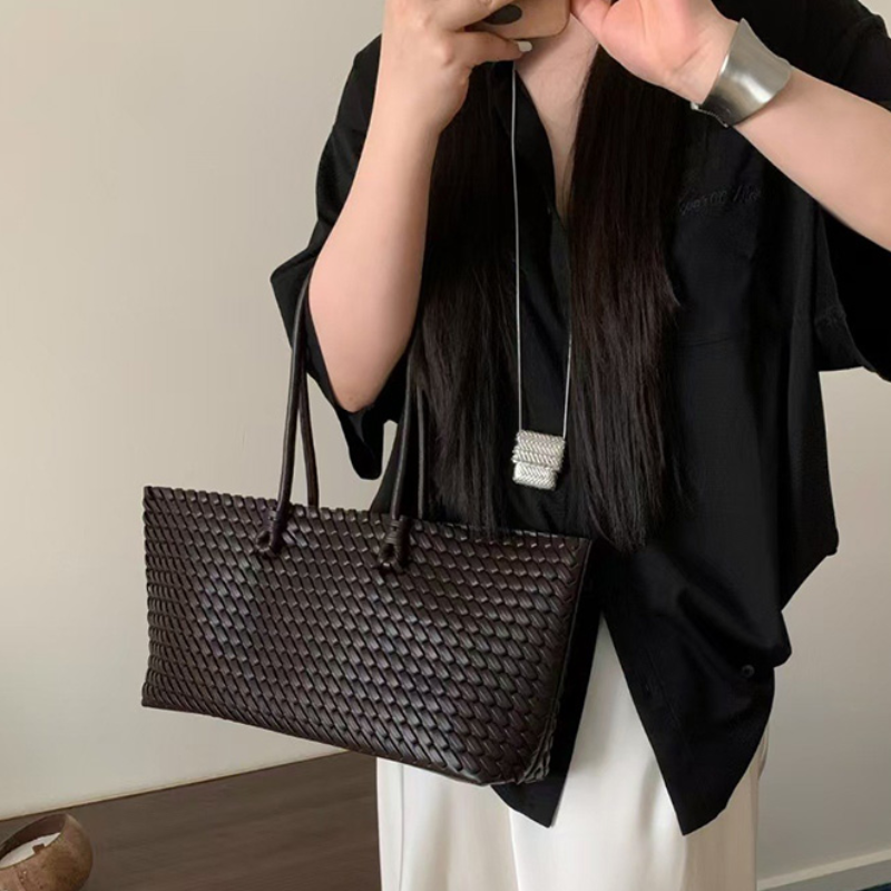 Luxury High-end Woven Tote Bag - مراجعة Luxury Bags Shopping وسعره