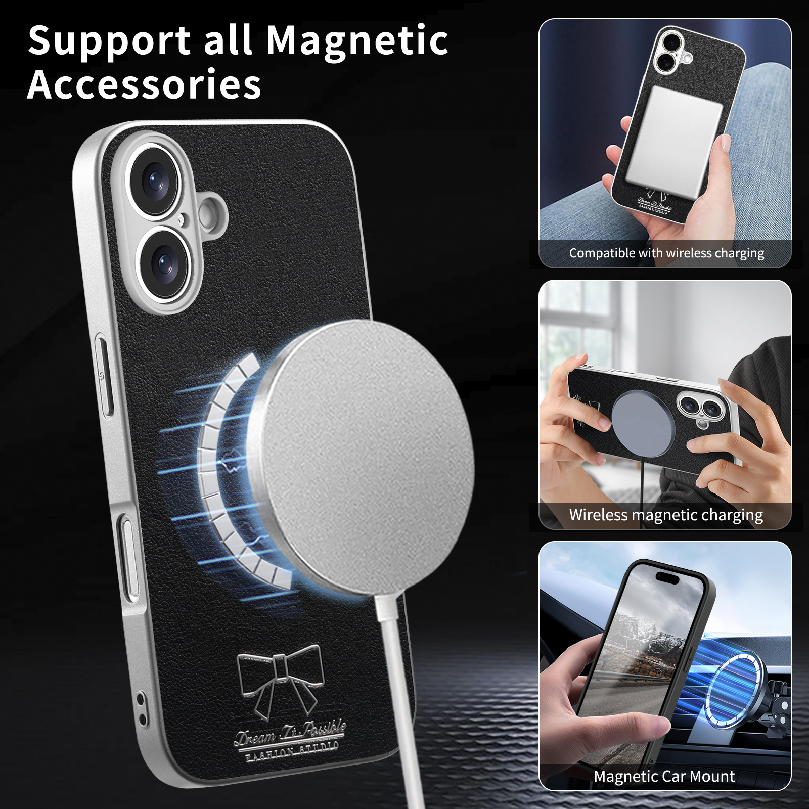 Wireless Charging Magnetic Bow - مراجعة Luxury Bags Dropshipping وسعره