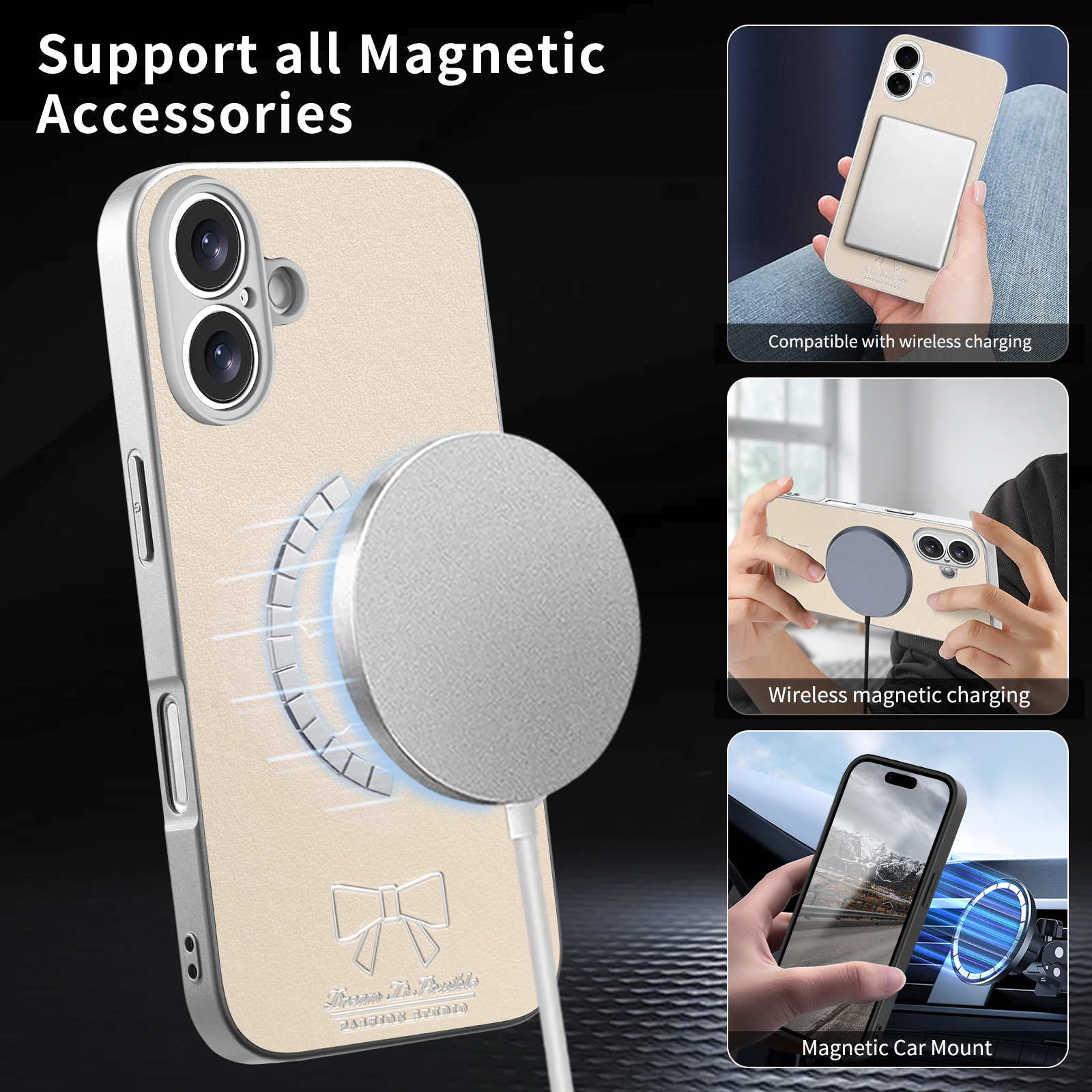 Wireless Charging Magnetic Bow - مراجعة Luxury Bags Dropshipping وسعره
