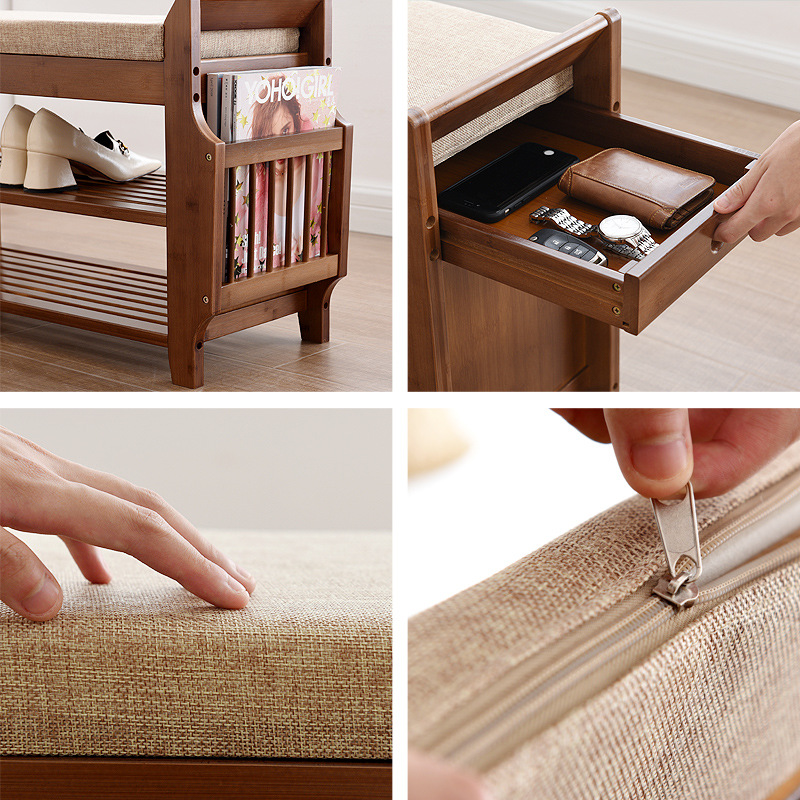 Retro style bamboo shoe cabine - مراجعة Luxury Bags Levels وسعره