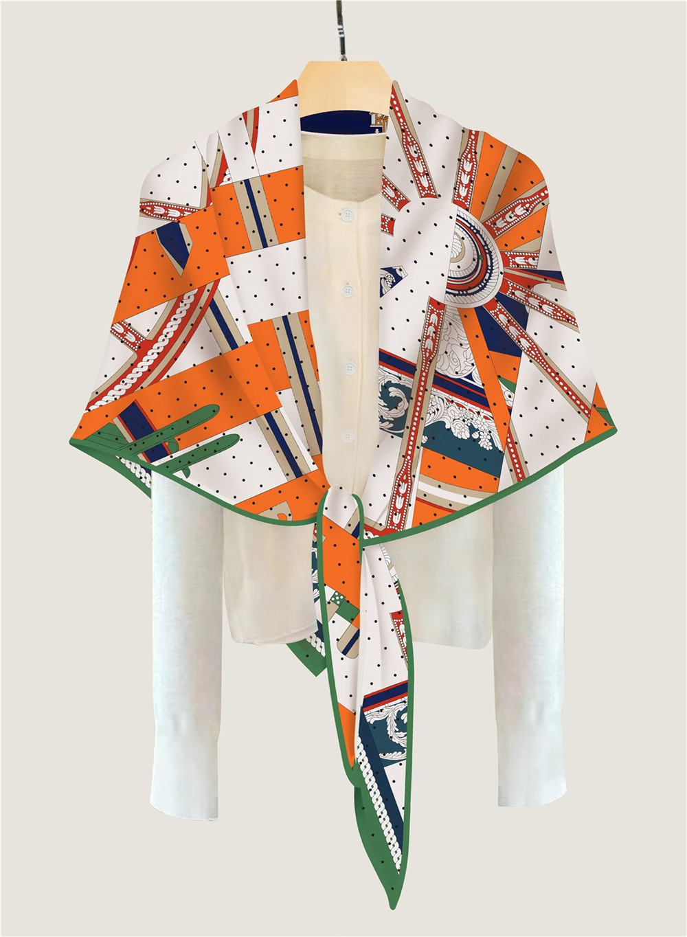 Winter Triangle Scarf Bag Head - مراجعة Luxury Bags La وسعره