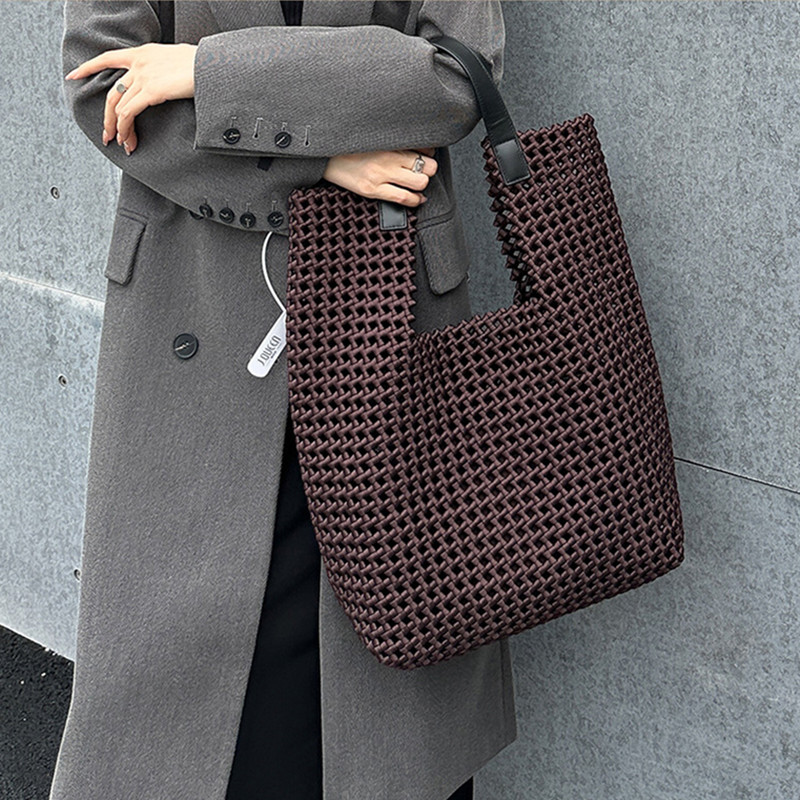 2025 Luxury Hollow Out Woven L - مراجعة Luxury Bags Trend 2025 وسعره
