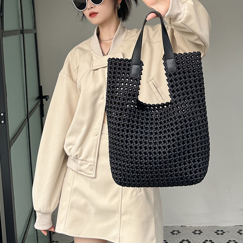 2025 Luxury Hollow Out Woven L - مراجعة Luxury Bags Trend 2025 وسعره