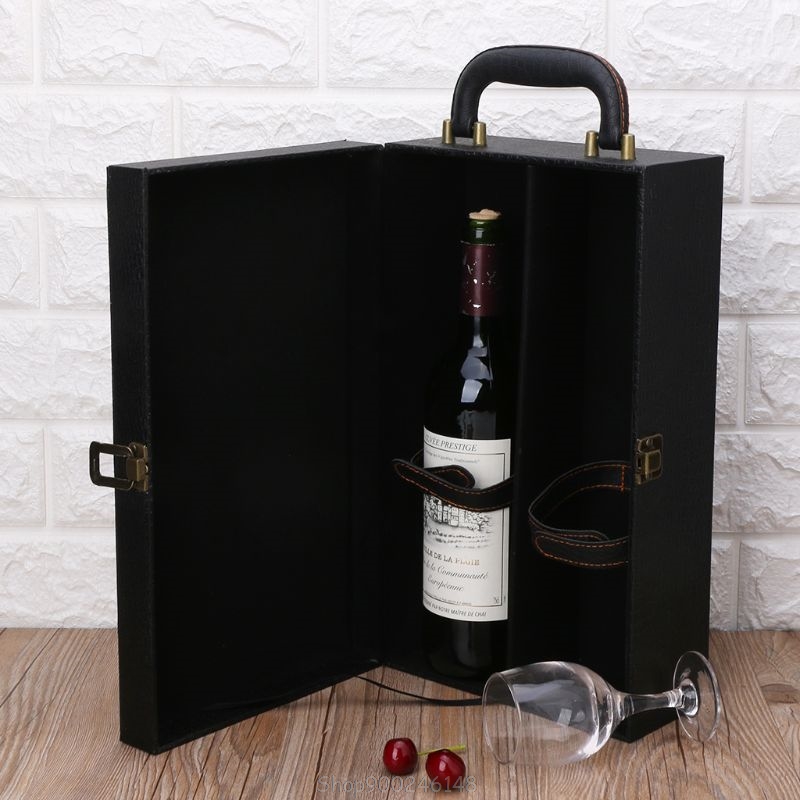 Wine Bottle Box Leather Luxury - مراجعة Luxury Bags Eu وسعره