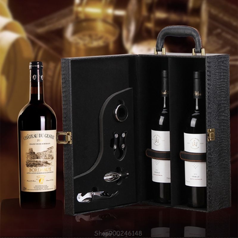 Wine Bottle Box Leather Luxury - مراجعة Luxury Bags Eu وسعره