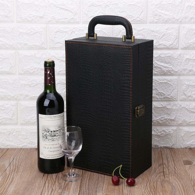 Wine Bottle Box Leather Luxury - مراجعة Luxury Bags Eu وسعره